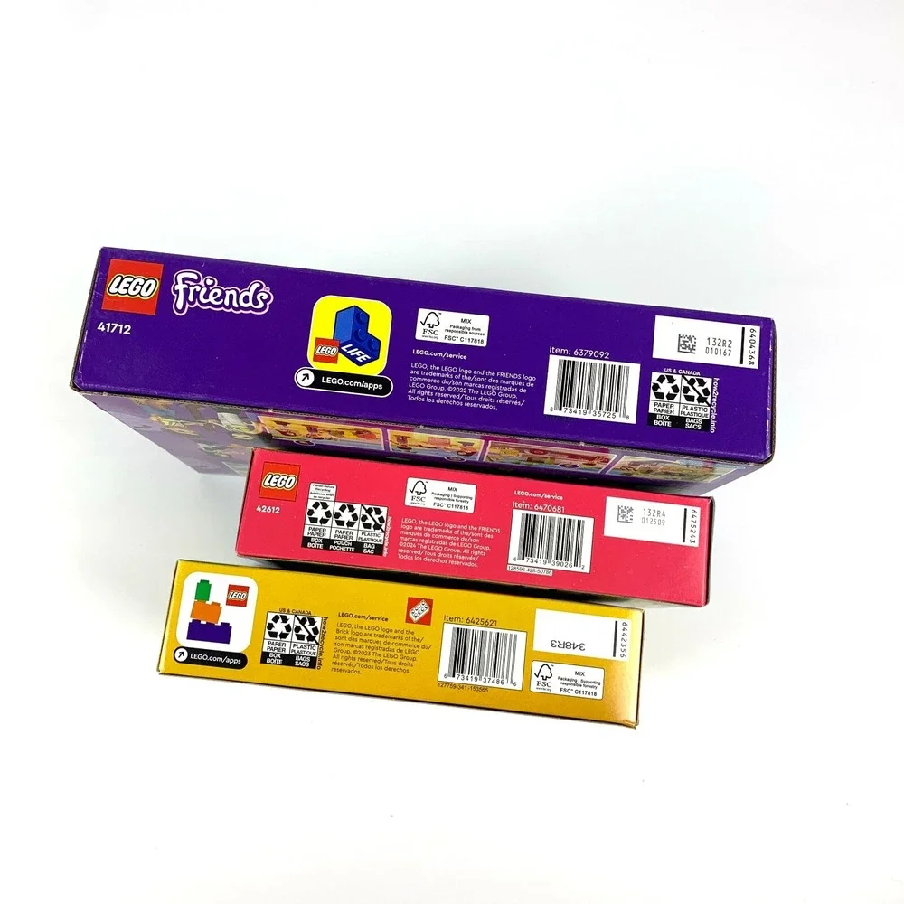 Lego Friends and Creator Lot of 3 Sets 42612 Cat Playground Adventure 41712 Recy